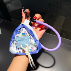 Collier Téléphone Cordon Long Tressé Bicolore | Smarty Paris